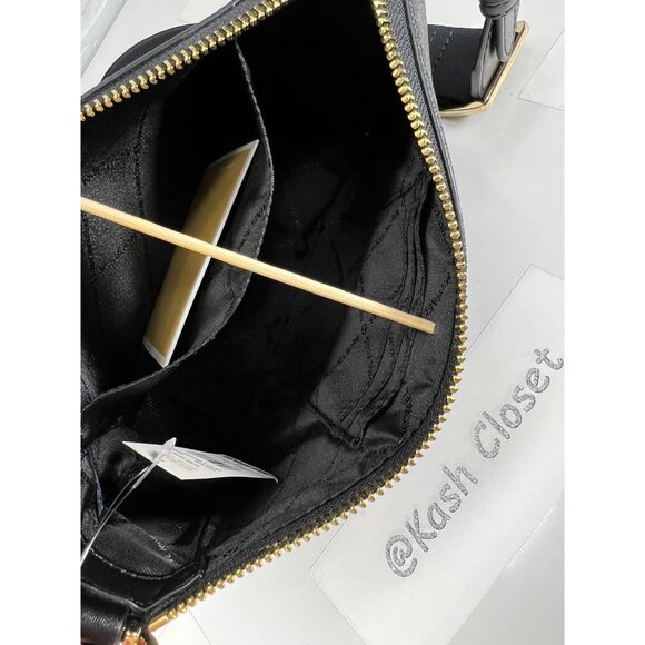 Michael Kors crossbody tech attach adjustable strap coin purse airpod case black - Picture 7 of 9